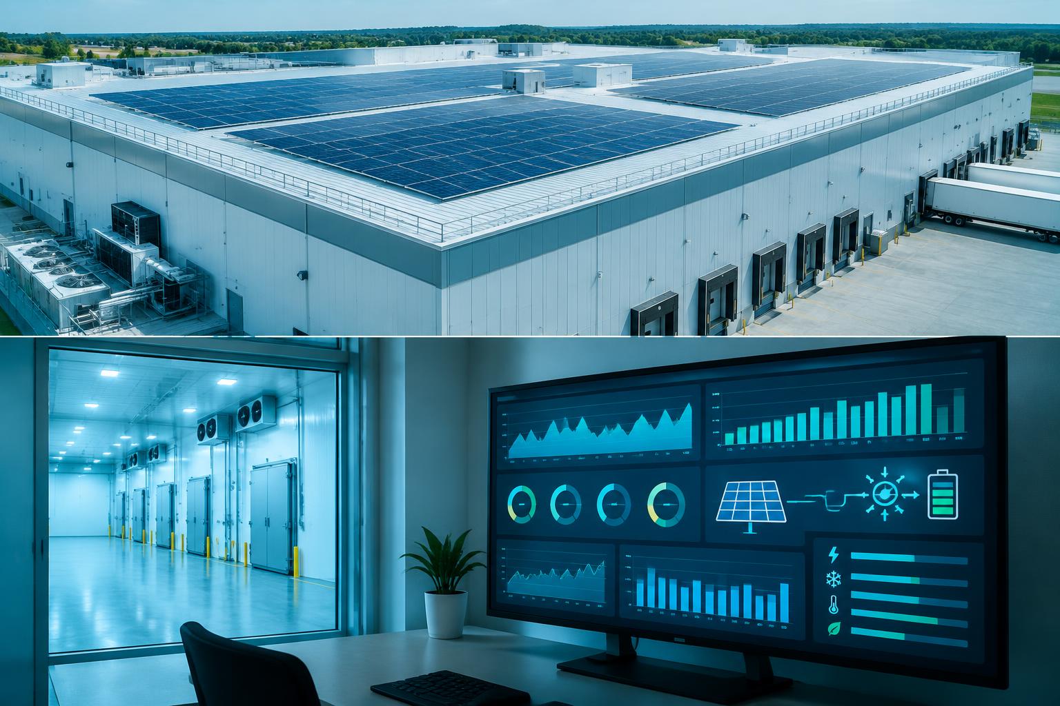 Energy monitoring of refrigeration equipment in an existing cold storage facility