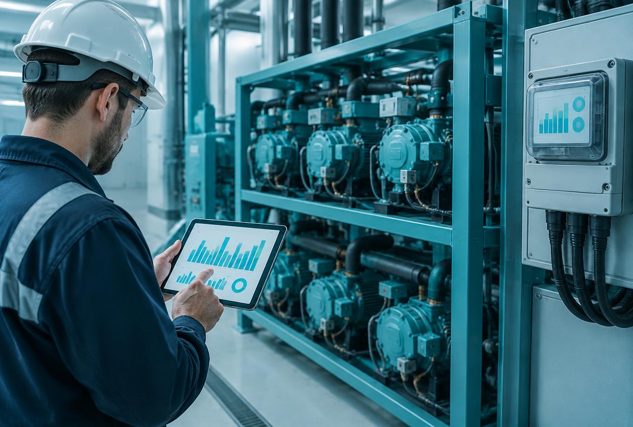 Flow from pallet capacity and temperature inputs to build cost, annual operating cost, and total ownership estimate