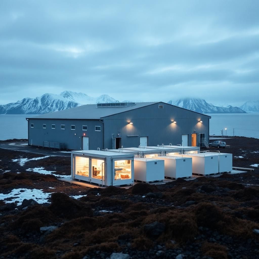 Iceland — Seafood blast freezing