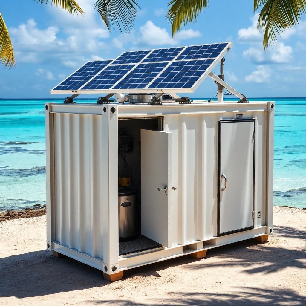 Off-grid solar cold rooms