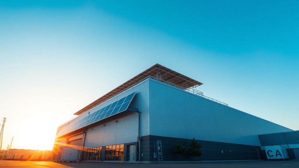 Energy-efficient industrial refrigeration plant